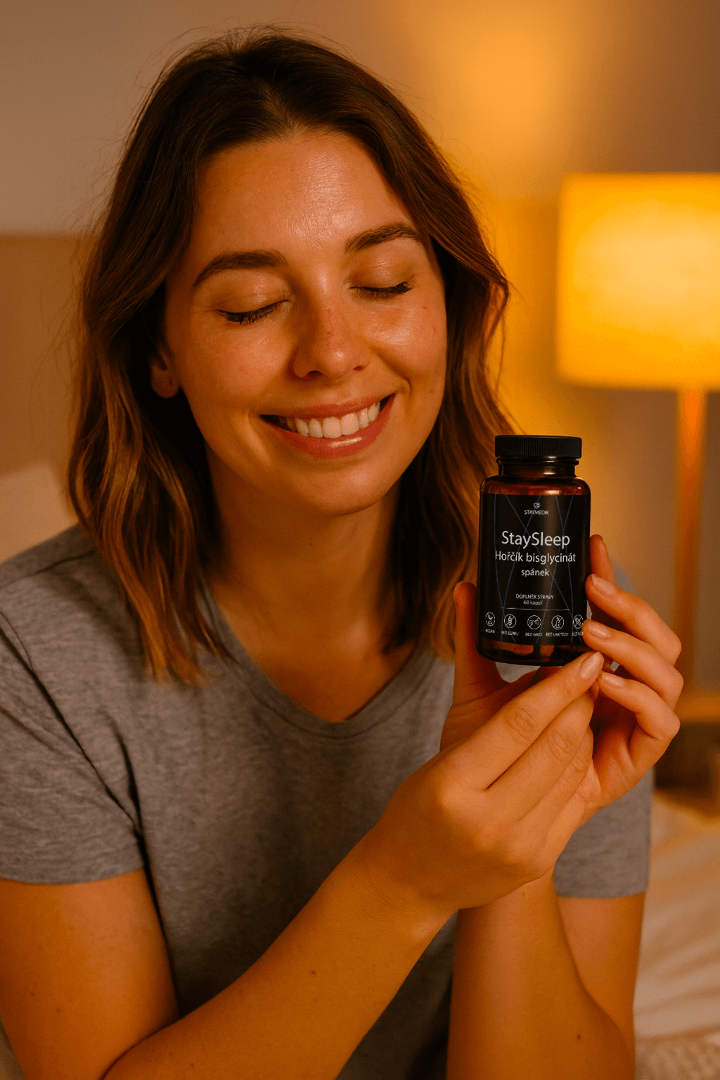 StaySleep & Hořčík bisglycinát - spánek a duševní pohoda, 60 veganských kapslí