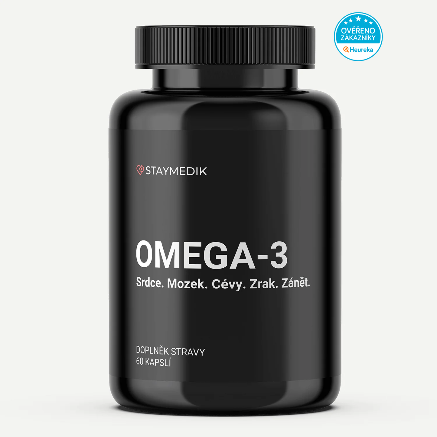 Omega-3 ve formě triglyceridů - srdce, mozek, cévy, zrak, 60 želatinových kapslí
