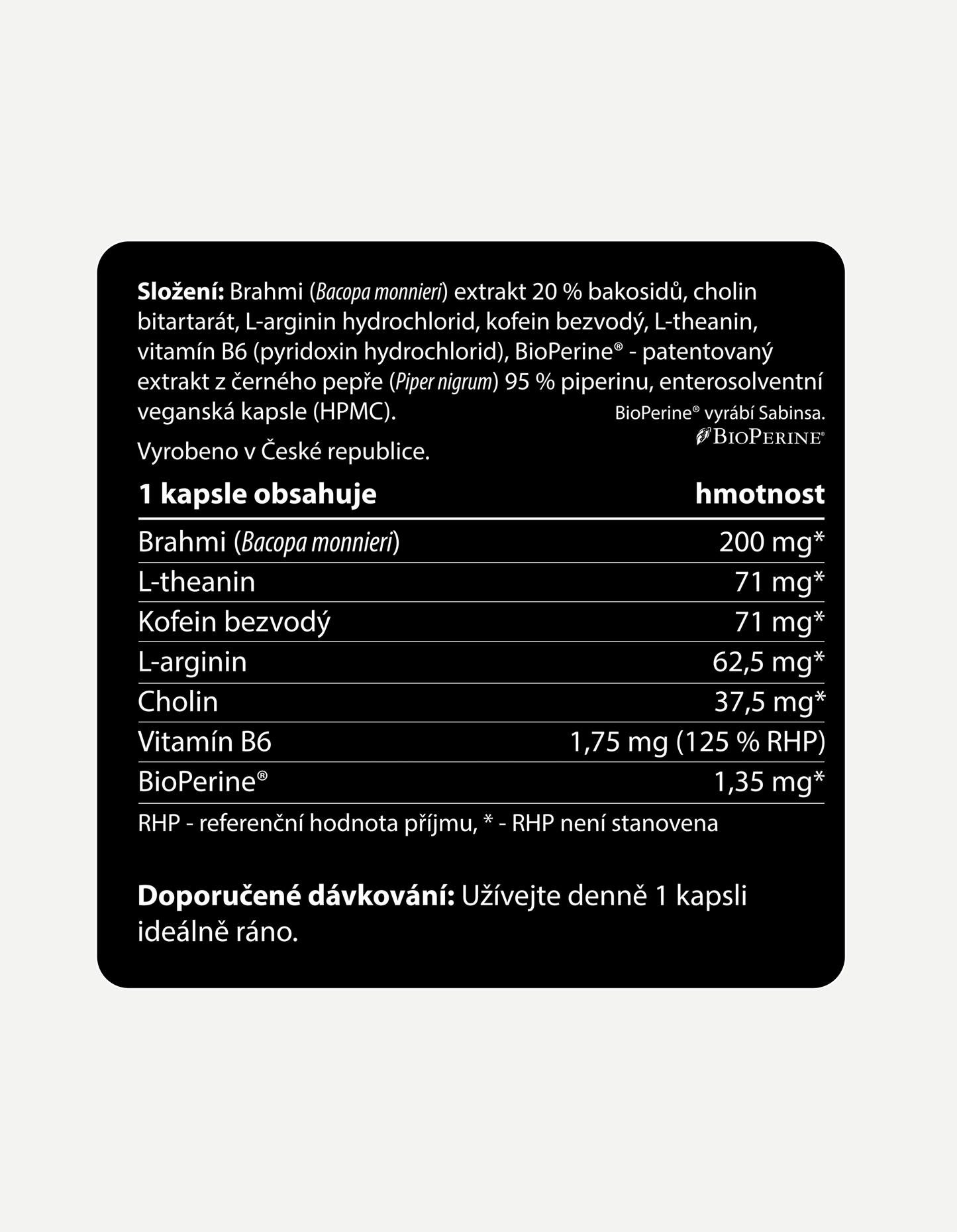 StayFocused – paměť, učení a mentální výkon, 30-60 veganských kapslí