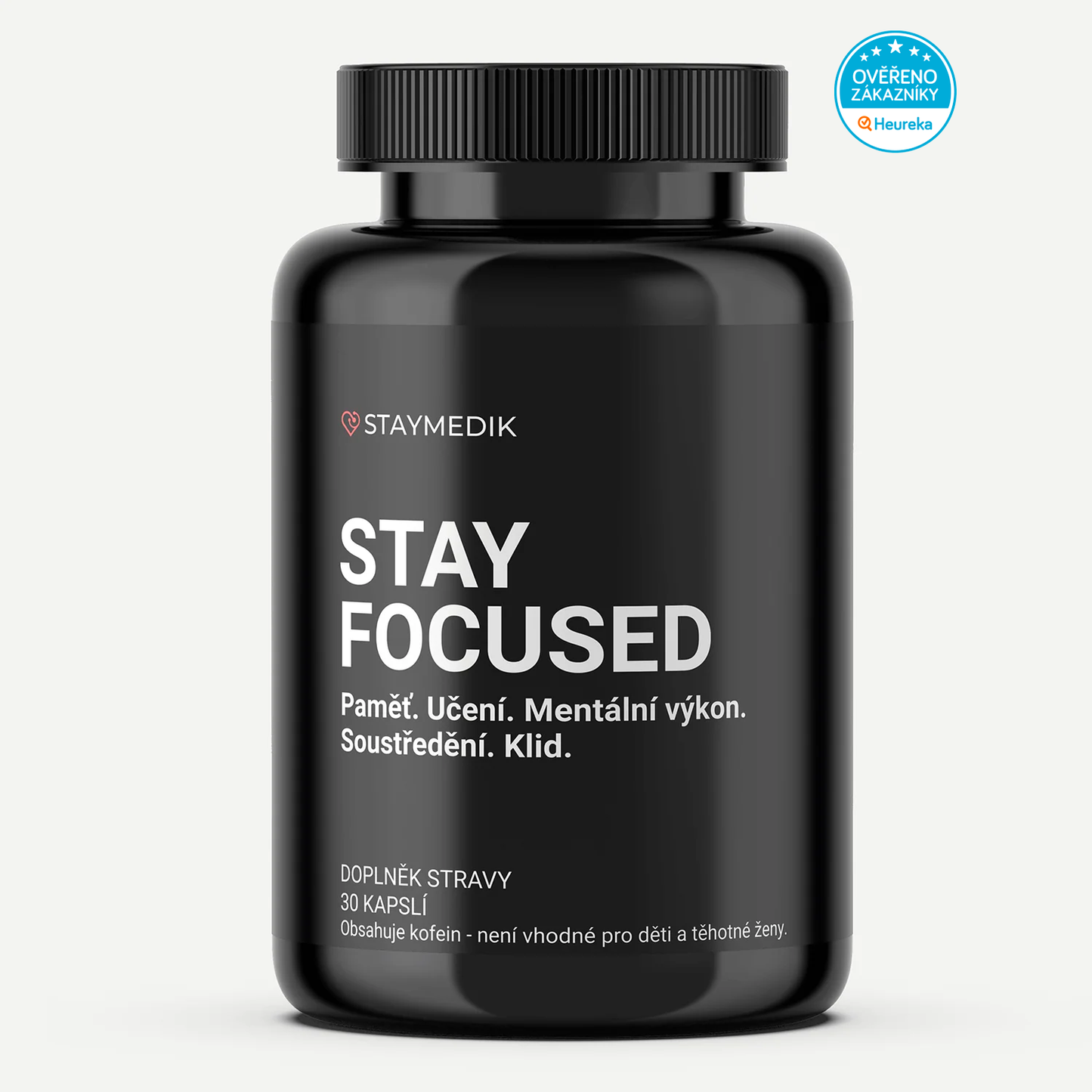 StayFocused – paměť, učení a mentální výkon, 30-60 veganských kapslí