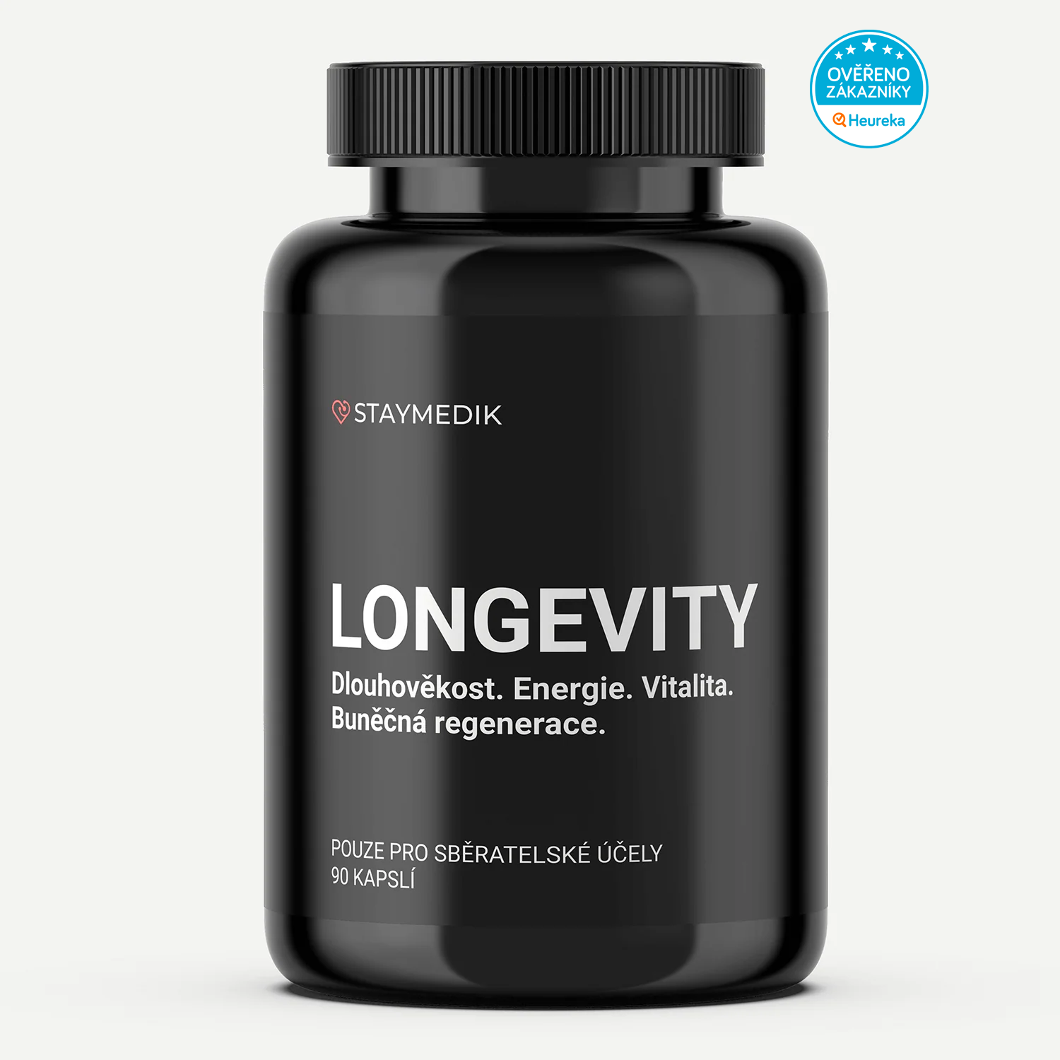 Longevity - energie, vitalita, buněčná regenerace, 90 veganských kapslí